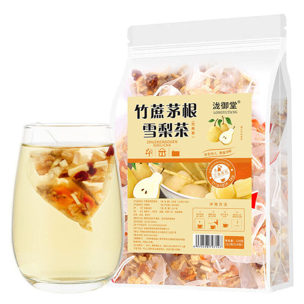 Triangle Bags Sweet Throat Soothing Fruit Blend Sugarcane Reed Root Pear Tea