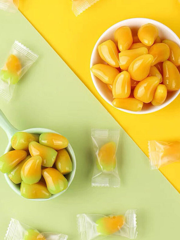 Peelable Soft Candy Assorted Fruit Flavors Chewy Gummy Snack Bulk Pack