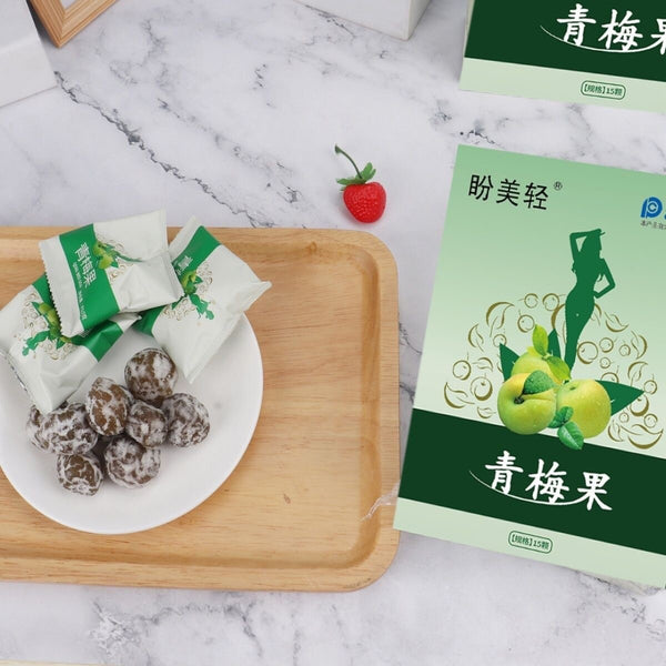 15pcs/box  Jiao Su Mei  Succade Preserved Enzymes Plum蜜饯青梅话梅酵素梅 酵素梅子