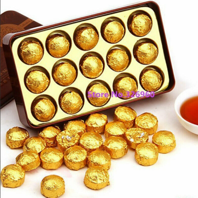 15 Pcs 185g Cooked Pu Er Tea Black Tea Gift Packing  Pu-erh Tea Tin Box Puer Tea Secondary image