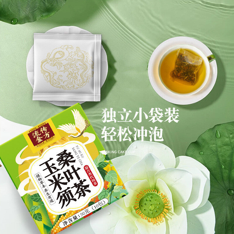 Circulated Golden Formula Cornhusk Mulberry Leaf Tea Cornhusk Tea Health Tea