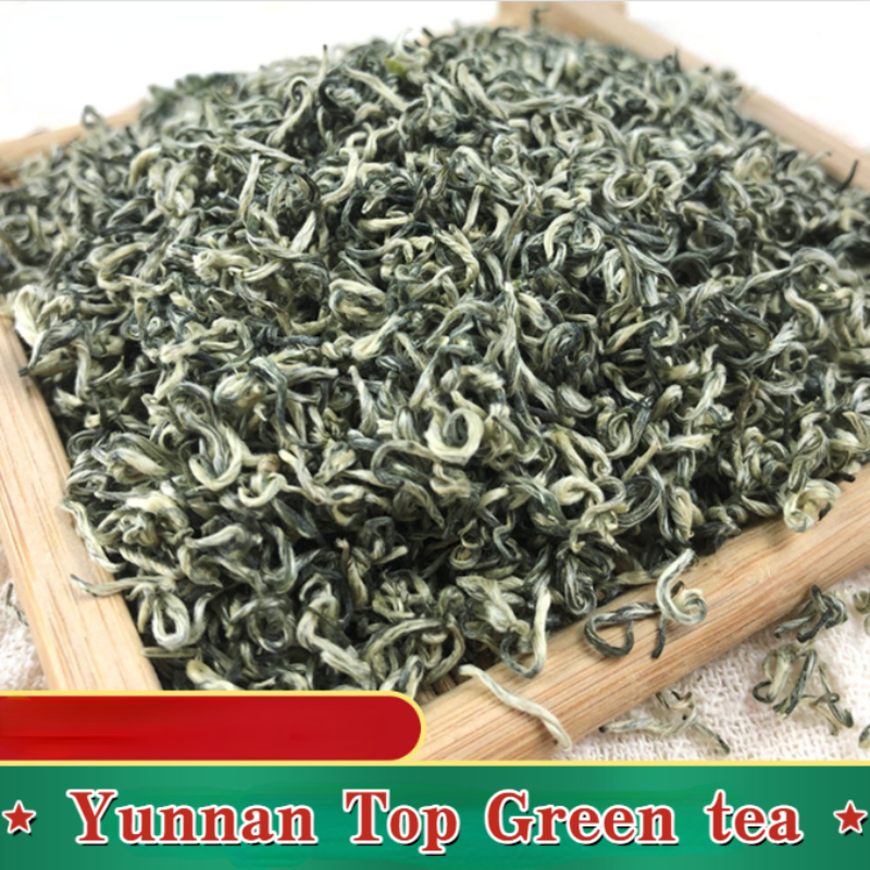 Yunnan Top Big Leave Roasted Green Tea Herb Natural Authentic BiluochunTea 500g Main image
