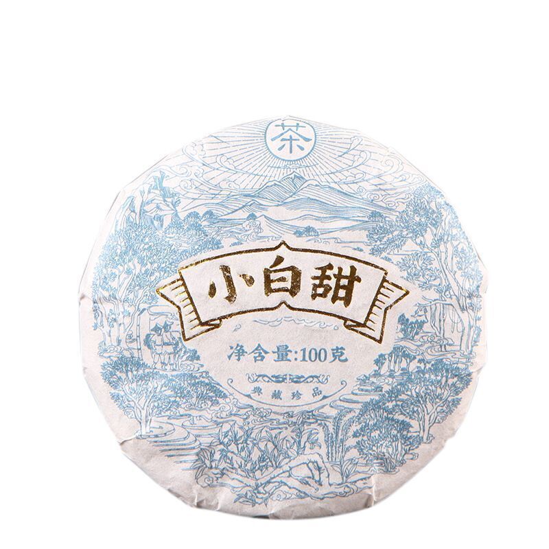 Organic Air-Dried Mini 100g White Tea Cake Natural Puer Tea Cake 100G/3.52oz Main image