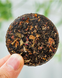 Rose Puerh Tea Iron Box Yunnan Seven Zi Cake Ripe Tea 200g/7.05oz