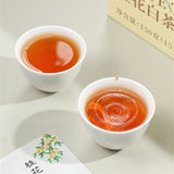 Floral Aged Shoumei Tea Cakes Luxury Gift Box Fuding Osmanthus White Tea