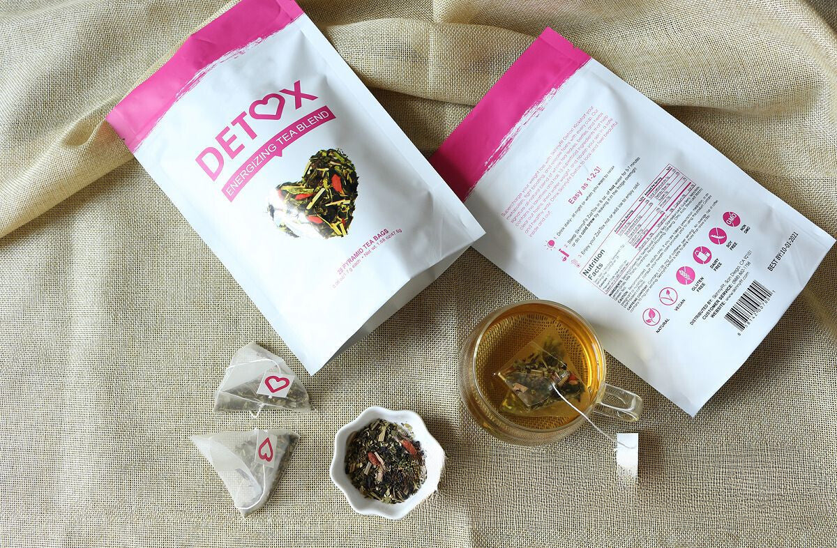 Skinny Fit Slimming Tea Flat Belly Detox Herbal Tea for Weight Loss Support Main image