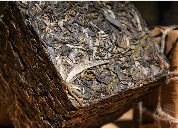 Natural Yunnan Pu'er Raw Tea Brick 500g Pu'er Raw Tea Brick Healthy Drink