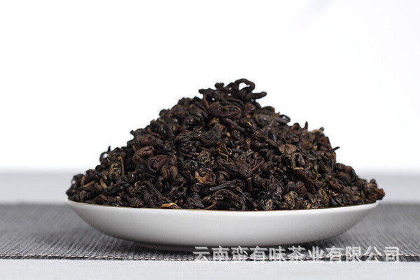 500g Black Tea Yunnan Fengqing Dian Hong Kung Fu Black Tea Two Leaves Red Conch
