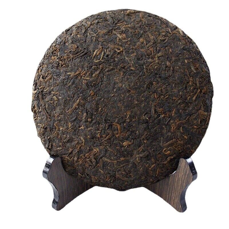357g Yunnan Pu'er Ripe Tea Aged Pu'er Ripe Cake Tea Menghai Qizi Cakes Black Tea Secondary image