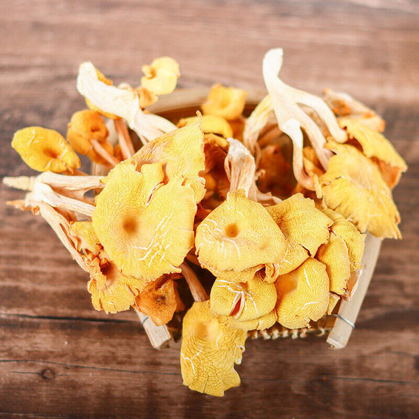 Yunnan Specialty Chanterelles Dried Yellow Silk Mushrooms Edible Mushrooms 80G