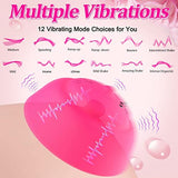 Nipple Massager Wireless Vibrating Nipple Suckers with 12 Modes Suction Vibrator