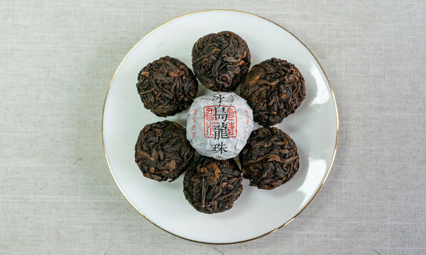 8g/pastille Icelandic Dragon Pearl Pu-erh Ripe Tea Small Tuocha Dragon Pearl