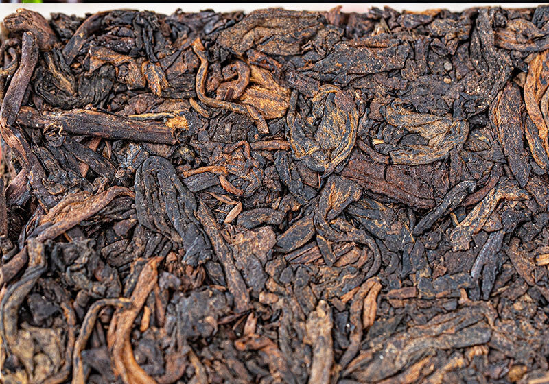 250g Menghai Banzhang Yunnan Pu'er Tea Aged Brick Ripe Cake Old Brick Tea