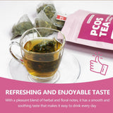 PCOS Support Tea Herbal Blend for Womens Hormonal Balance Menstrual Wellness