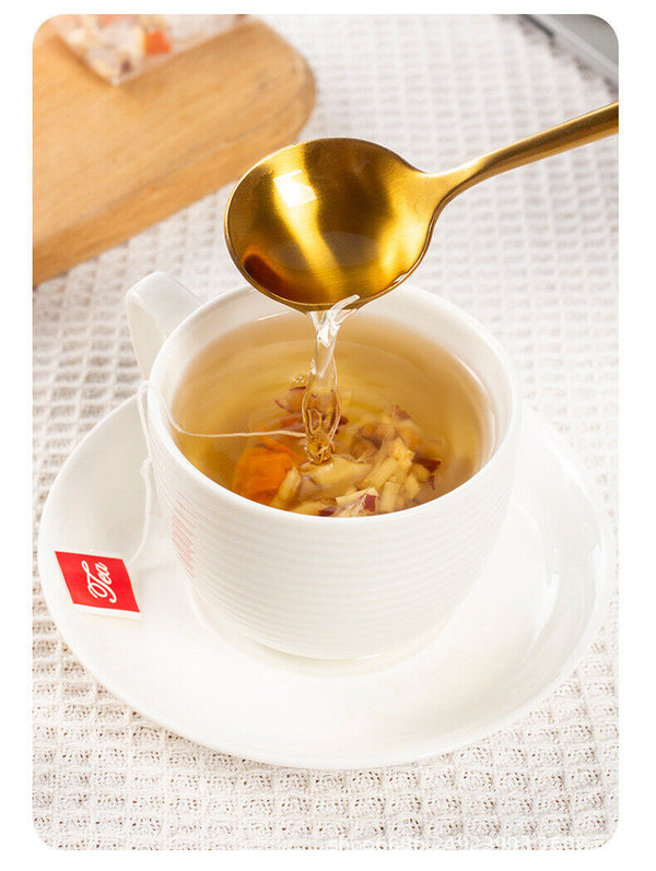 Sugarcane Reed Root Pear Tea Triangle Bags Sweet Throat Soothing Fruit Blend
