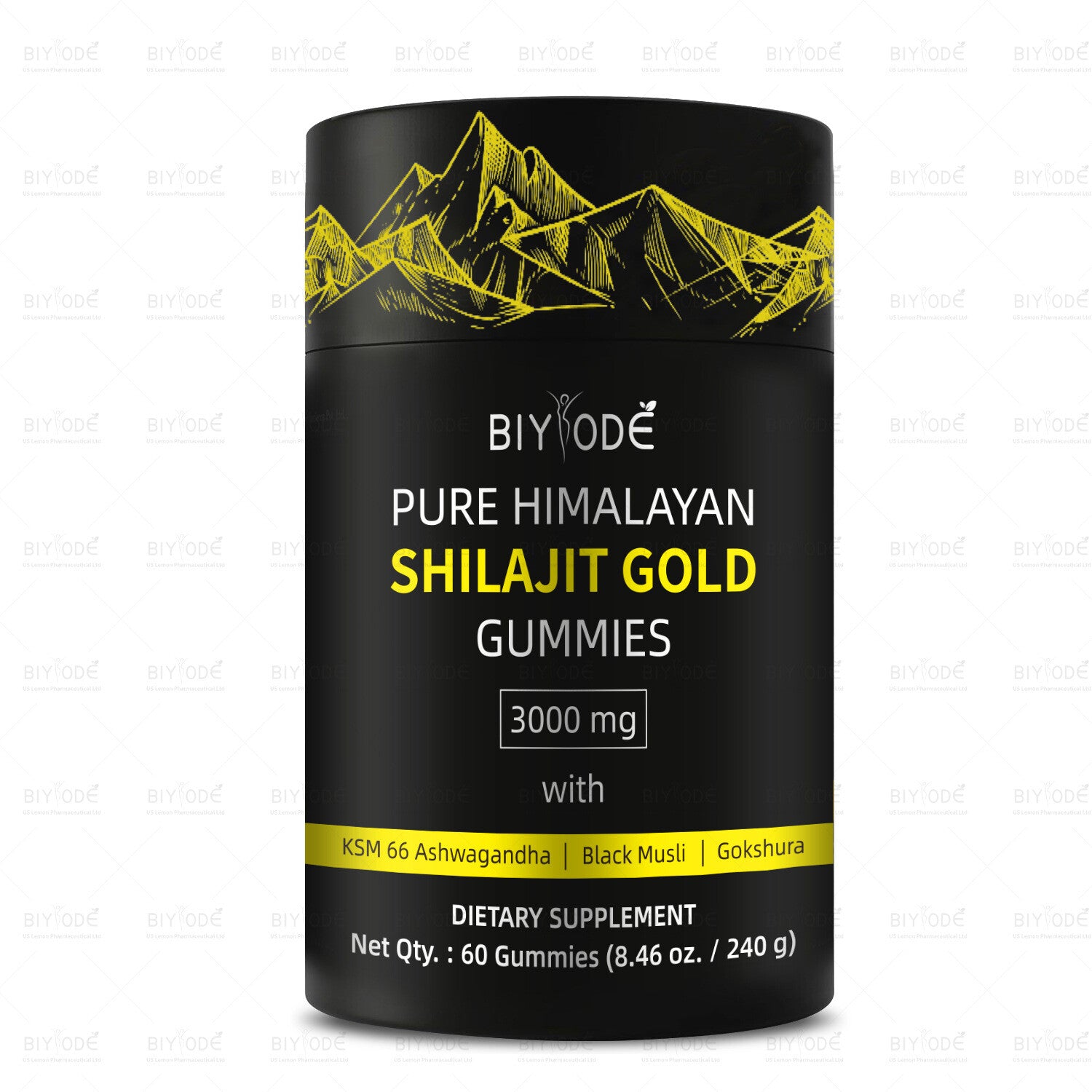 Shilajit Gummies Pure 100% Himalayan Organic Shilajit Resin Natural Supplement
