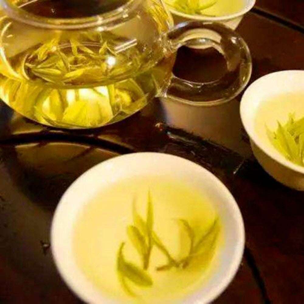 Silver Needle White Tea 100g Organic Baihao Yinzhen Premium Anti Aging Health