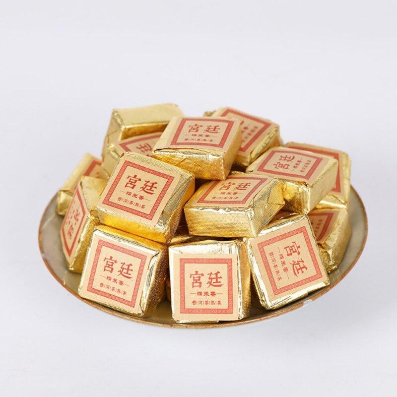 2020 Shu Puerh Tea,Glutinous Fragrance Tuo Cha Ripe Puerh Compressed Tea 500g Secondary image