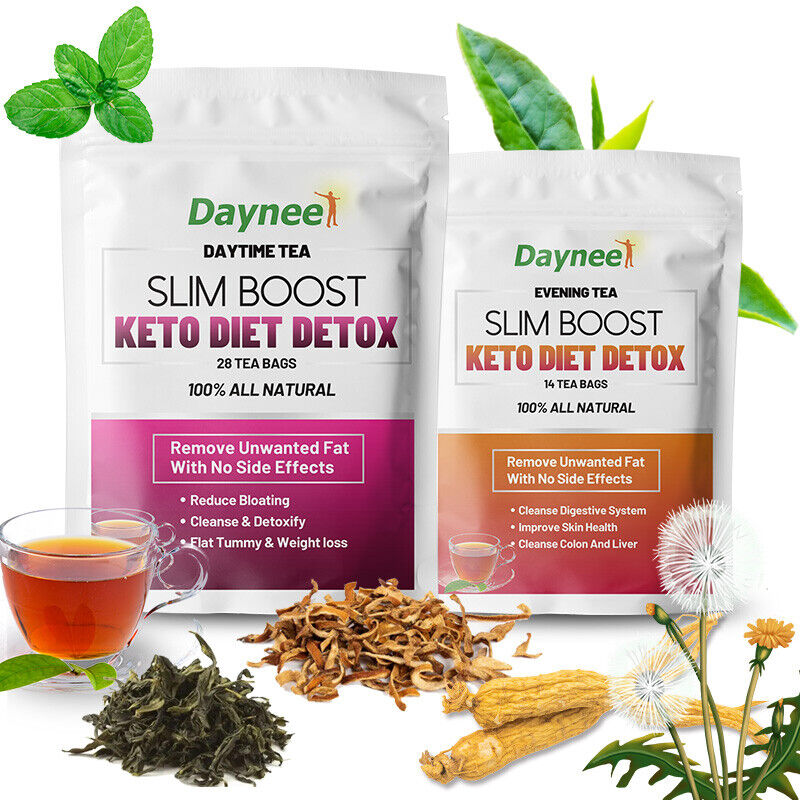 Slim Boost Keto Diet Detox Tea Flat Tummy Organic Herbal Weightloss Slimming Tea Main image