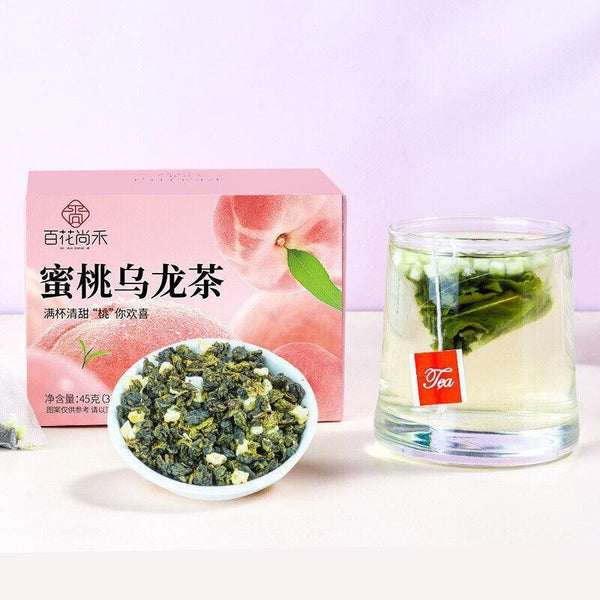 White Peach Oolong Tea Cold Brew Fruit Tea Triangle Bag New Peach Oolong Tea Bag