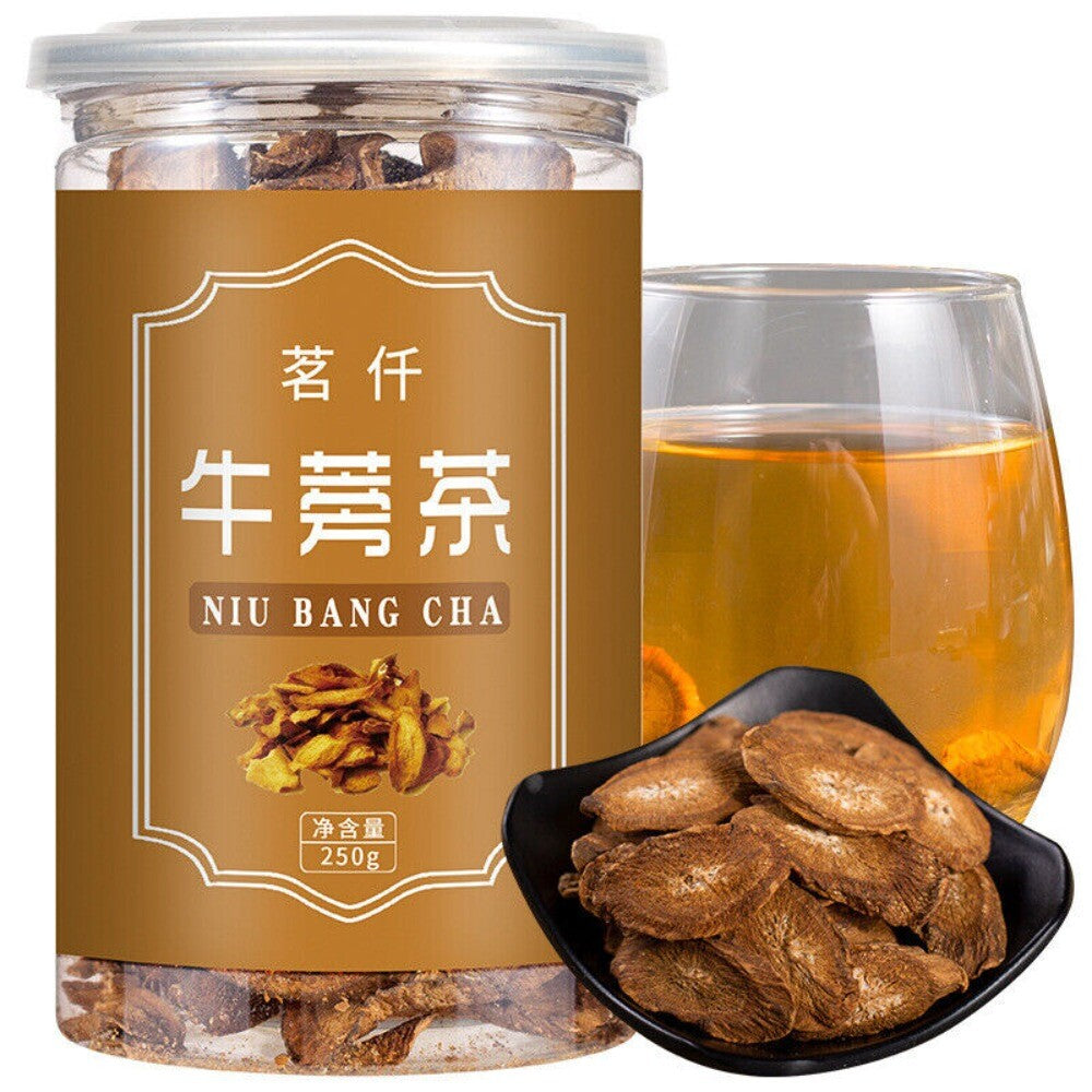 Ginseng Burdock Root Herbal Tea Sliced Cut Jar Natural Blend