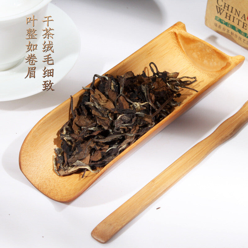 White Tea High Mountain Sun Date Fragrance Old Shoumei Tea Brick 250g/8.8oz Secondary image