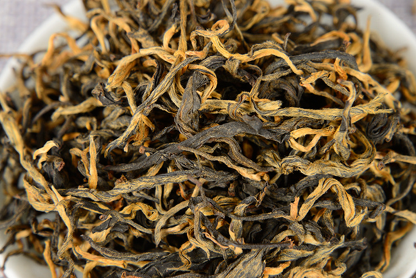 500g Yunnan Fengqing Dian Hong Tea One Leaf Curved Strips Kung Fu Black Tea