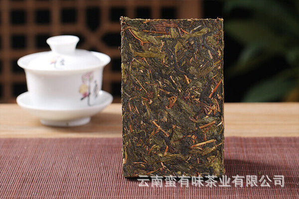 250g Yunnan Pu'er Tea Xigui Golden Leaf Raw Brick Raw Tea Pu'er Tea Brick Tea