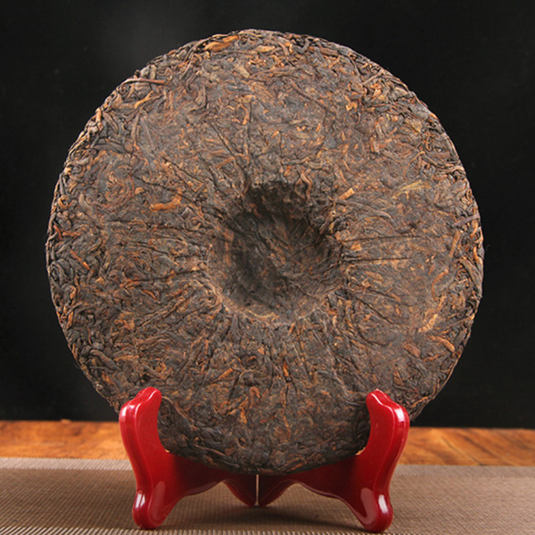 Puerh Ripe Tea Golden Bud Banzhang Puerh Tea Cake Ancient Ripe Tea 357g/12.59oz