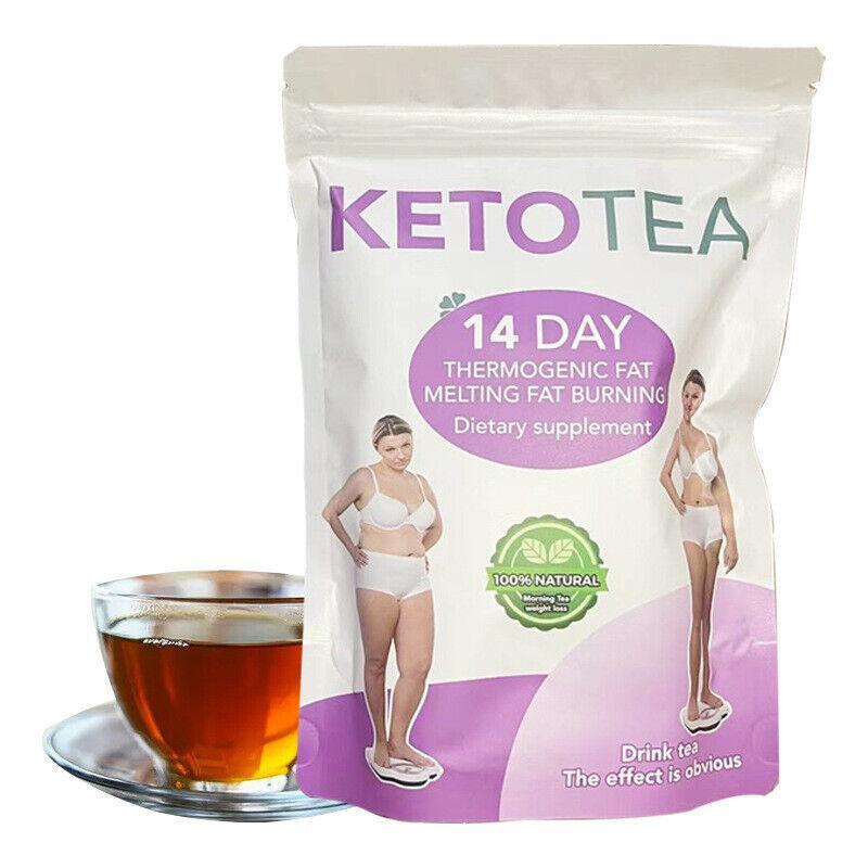 Green Herbal detox fit keto tea 100% Pure Natural 14 Days Weight Loss Slimming Main image