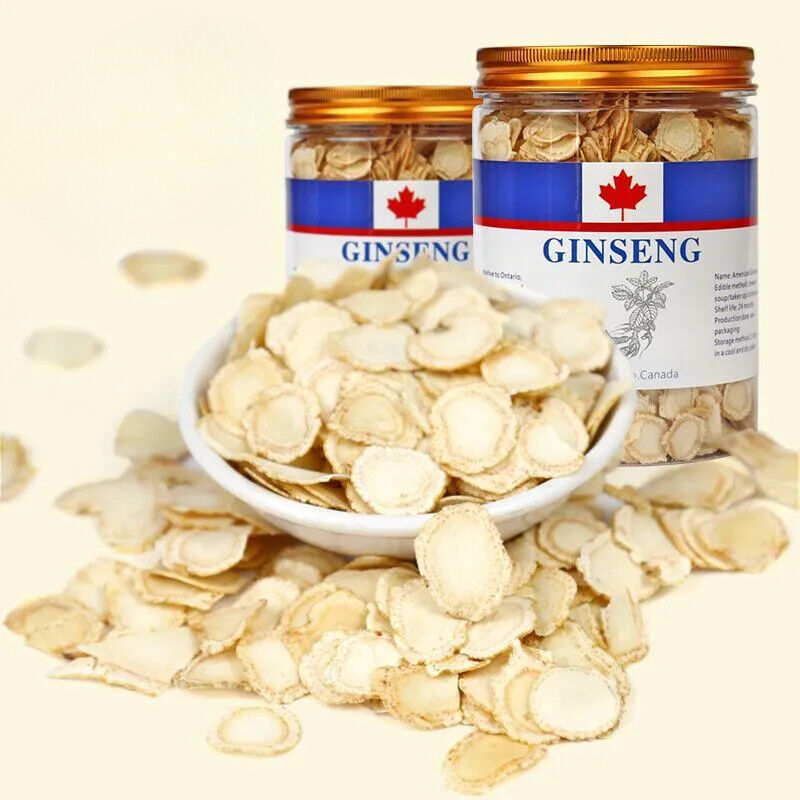 Grade A+ Hand Selected American Ginseng Root Slice Ginseng Slice w/Gift Box