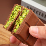 Dubai Pistachio Chocolate with Pure Cocoa Butter 🍫 Popular Snack Recommendation