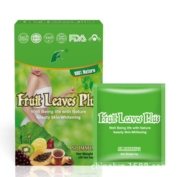 Fruit leaues plus slimming tea flower and fruit tea 3 grams * 20 bags/box