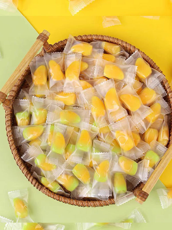 Loose snacks, peelable gummies, mixed fruit flavors, chewable gummies