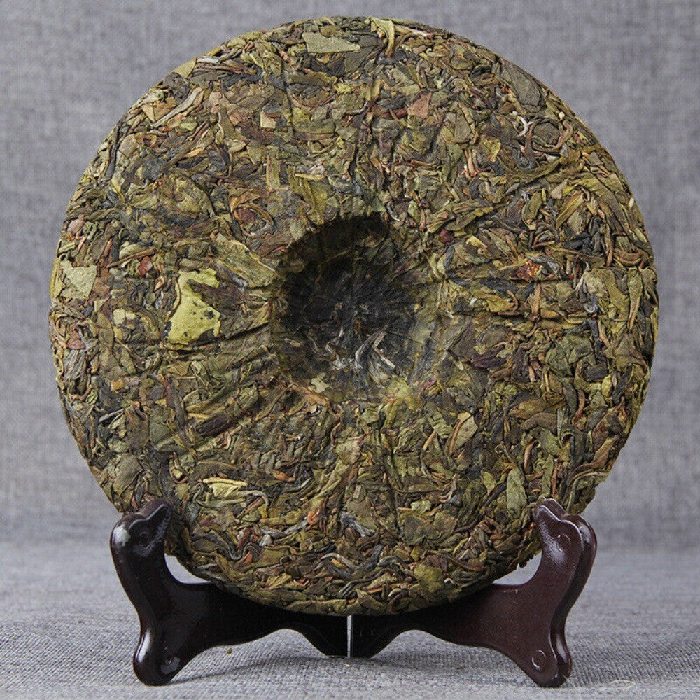 Yunnan Puer Tea Cake 357g Organic Semi Fermented Premium Aged Loose Leaf Secondary image