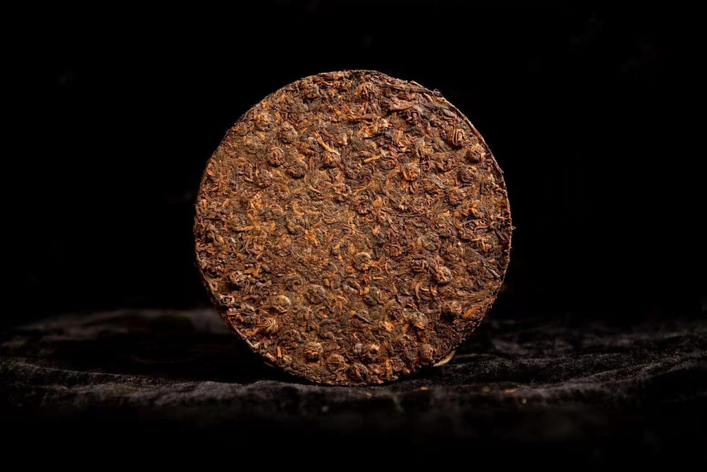Yunnan Pu'er Tea Cake 357g Ripe Tea Banzhang Pu'er Tea Cake Ripe Puer Tea