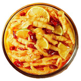 Spicy&Sour Boneless Chicken Feet Lemon Pickled Pepper Chicken Feet Snacks 酸辣无骨鸡爪