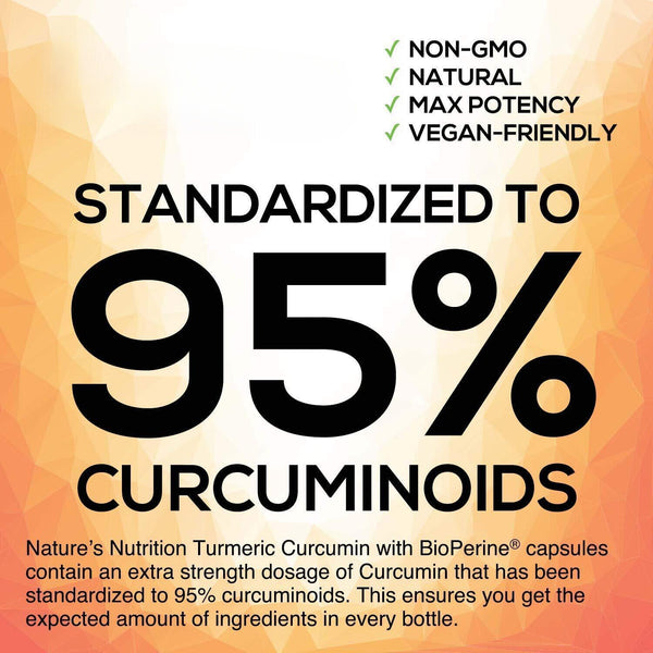 Turmeric Curcumin with Ginger - 95% Curcuminoids 2600mg Max potency w BioPerine