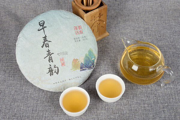 Pu'er Tea Spring Tea Ancient Tree Tea Yunnan Seven Seed Cake Tea 357g