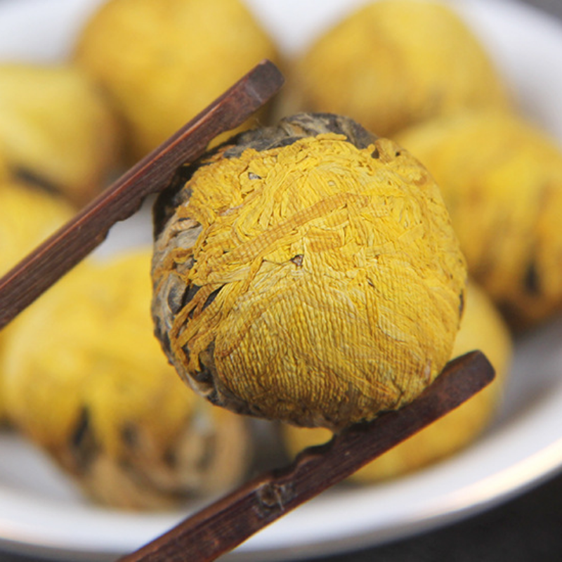 500g Chrysanthemum Longzhu Hydrangea Honey Tea Yunnan Fengqing Dian Hong Tea Secondary image