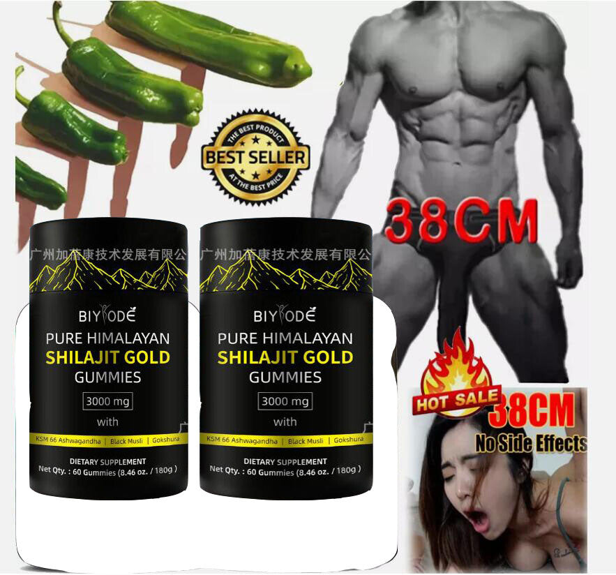 Pure Himalayan Shilajit Gummies Organic,Boost Energy,Stress Relief  Healthy Help Main image