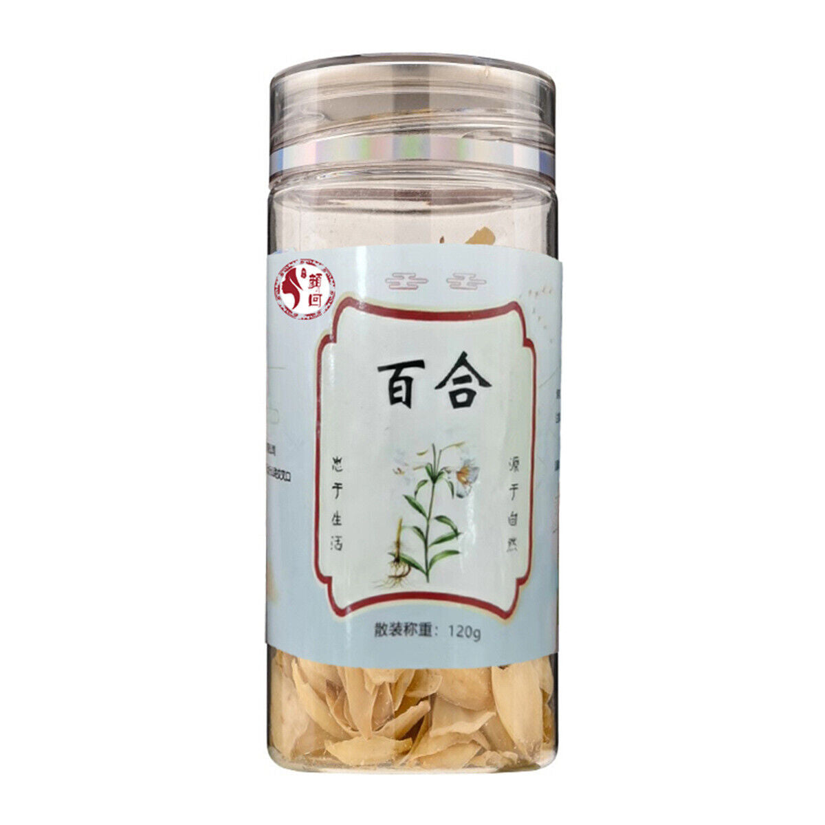 Dried Lily Bulbs 120g Premium Quality Fresh New Harvest in Jar Packaging Main image