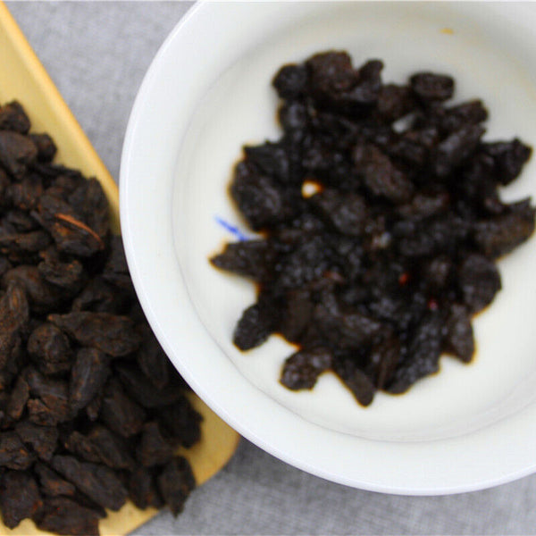 Yunnan Pu'er Tea 500g Cloth Bag Tea Fossil Menghai Ripe Tea Pu'er