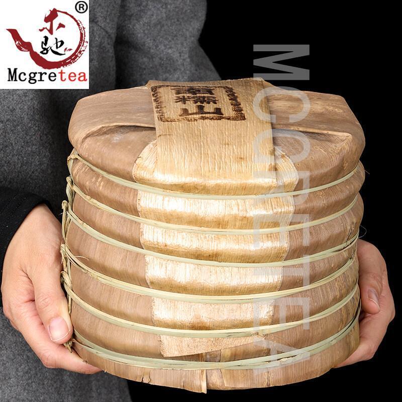 Organic Raw pu er tea Yunan Ancient trees Big Green Puer tea Puerh Pu'er 357g