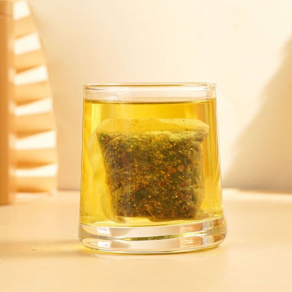 Ginseng Perilla Tea Bags in Iron Box Natural Wellness Blend for Immunity Support