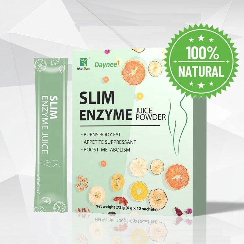 Slimming Tea Enzyme  Herbal Powder Flat Belly Lose Weight Detox Juice Tea 6g*12 Main image