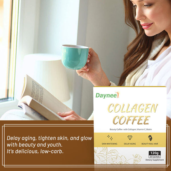 Effective Skin Whitening Coffee Powder Beauty Supplement Instant Collagen Drink