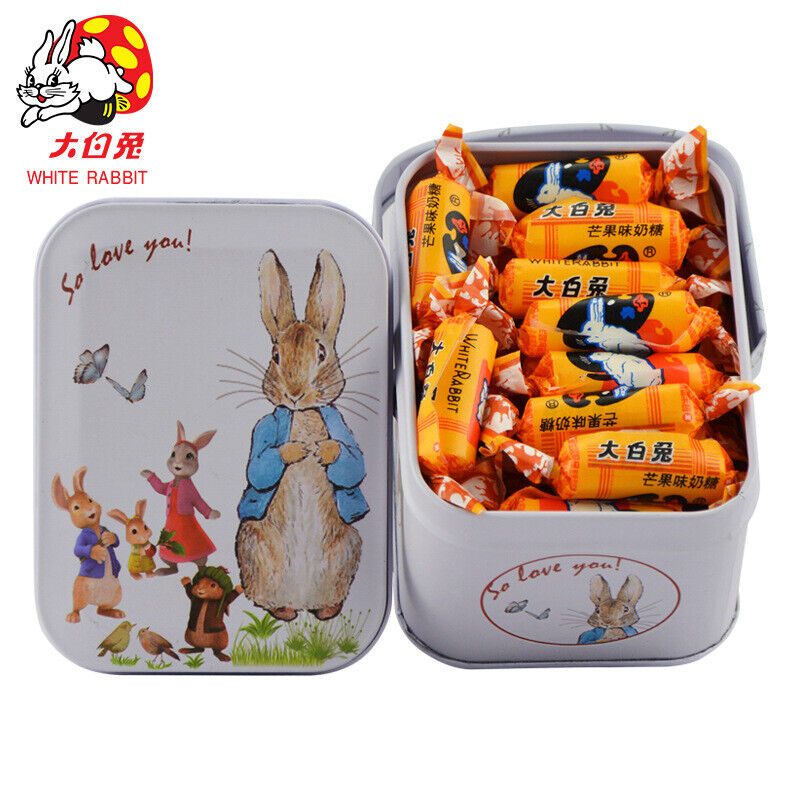 Guanshengyuan White Rabbit Milk Candy 114g exquisite gift box candy snacks