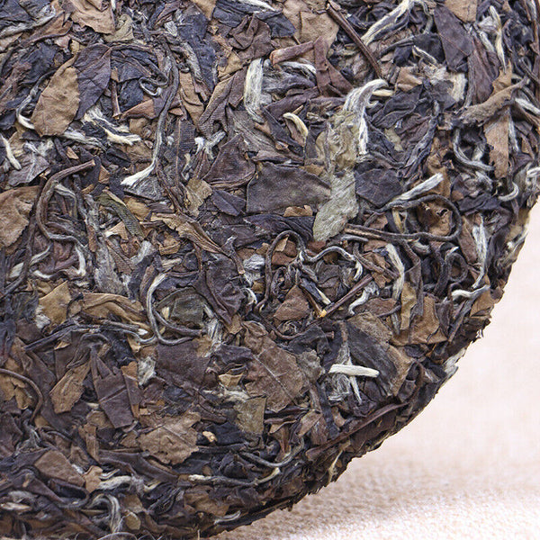 Fragrant White Tea Cake Chinese Tea 350g Premium Fuding White Tea Shoumei Date