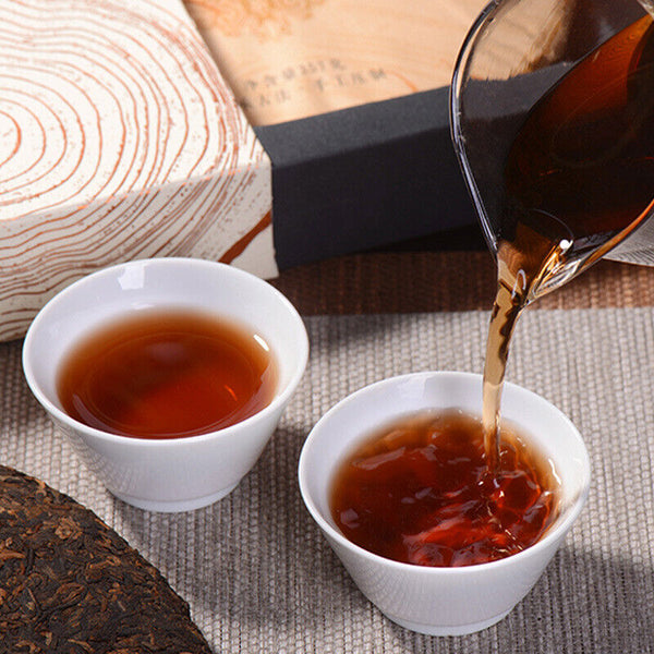 Icelandic Pu'er Tea Cooked Tea Cake Seven Seed Cake Tea Cooked Puerh Tea 357g